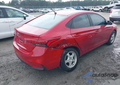 2022 Hyundai Accent Se из США, поврежденный, VIN 3KPC24A64NE163394